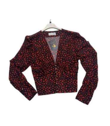 Chemisier cœur noir